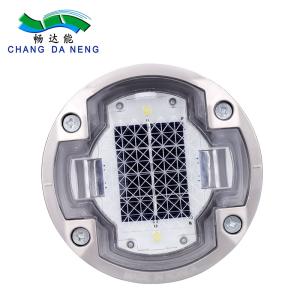 China Aluminum Led Solar Road Stud Reflective Traffic Warning Marker Light For Pathway Highway Project factory