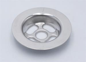 China Bathroom Basin Sink Strainer Parts Hole Flanging 0.4 - 0.6 Mm Thickness factory