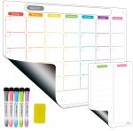 Personalised Magnetic Fridge Calendar Memo Pad for Home