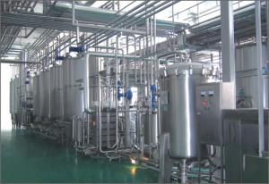 China UHT Sterilizer Soft Drink Production Line , Plastic Bottle Hot Filling Machine factory