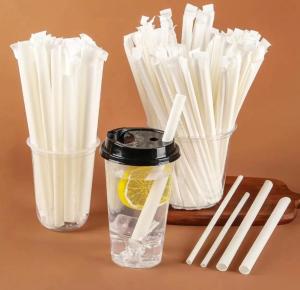 China 6*210mm CPLA Compostable Straws factory