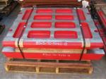 High Manganese Steel Casting jaw Plate For Komatsu Jaw Crushers