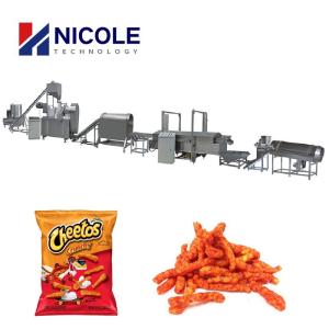 China Automatic Ss 304 Fried Kurkure Production Line 150kg/H factory