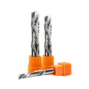 Carbide Cnc 1/8 1/4 3/8 Compression Spiral Router Bit for Wood 8mm Cut