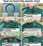 Heavy Duty Home and Yard Waste Bag 48-Gallon Woven Polypropylene, Reusable Lawn