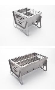 China Foldable Camping BBQ Grill Stove Camping Grill Stove Mantel Overheating Protection factory