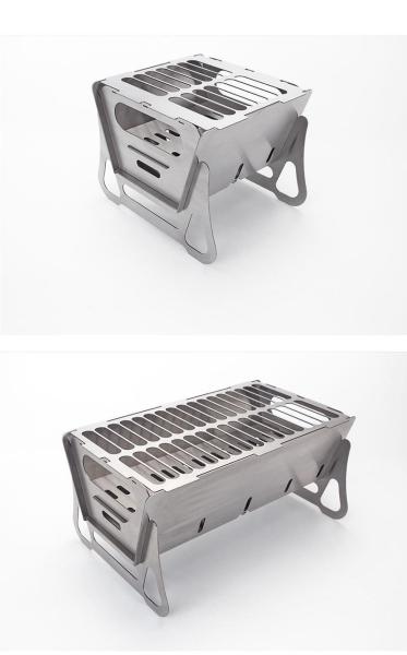 Foldable Camping BBQ Grill Stove Camping Grill Stove Mantel Overheating