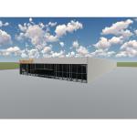 H Section Steel Frame Industrial Building Prefabricated Metal Frame Structure