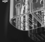 Damage Free Wall Mount Plastic Bathroom Caddy Holder For Kitchen Office Desk