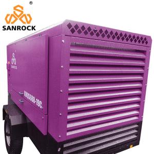 China Diesel Screw Air Compressor Machine Mining Mobile Rotary Screw Air Compressor factory