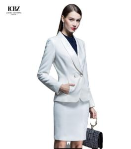 China Hand Embroidery Womens Business Suits for 2021 Work Formal Occasions Single Breasted factory