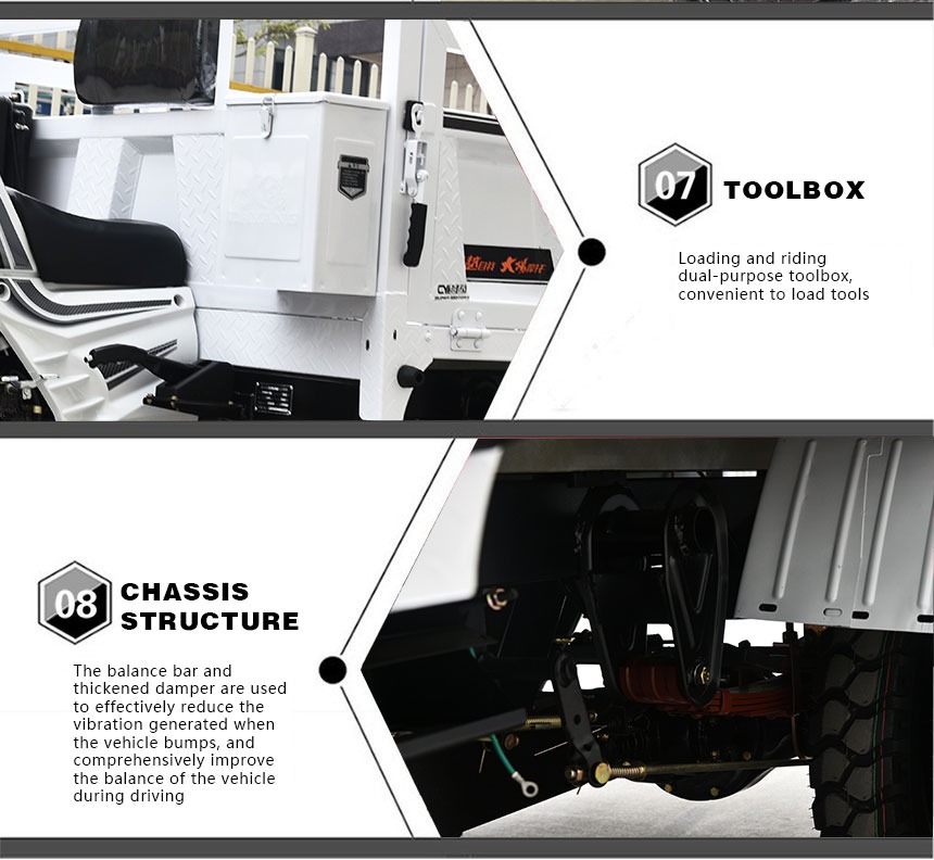 DAYANG 200cc Water-Cooling Cargo Motorized Tricycle For Your Cargo Transportation
