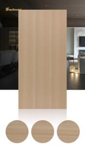 China Imitation Wood Grain Stainless Steel Laminate Sheets Door Decoration 4X8FT factory