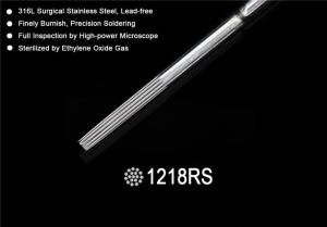 China 1218RS 7F Tattoo Needles Flat Liner Needles 9F 11F Pre - Sterilized With E O Gas factory
