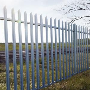 China Powder Coated Galvanised Steel Palisade Fencing 1.5m Height factory