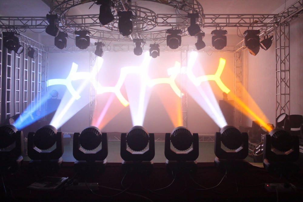 150w Led Spot Moving Head Light , 3 Prism Led Moving Head Professional Show Lighting