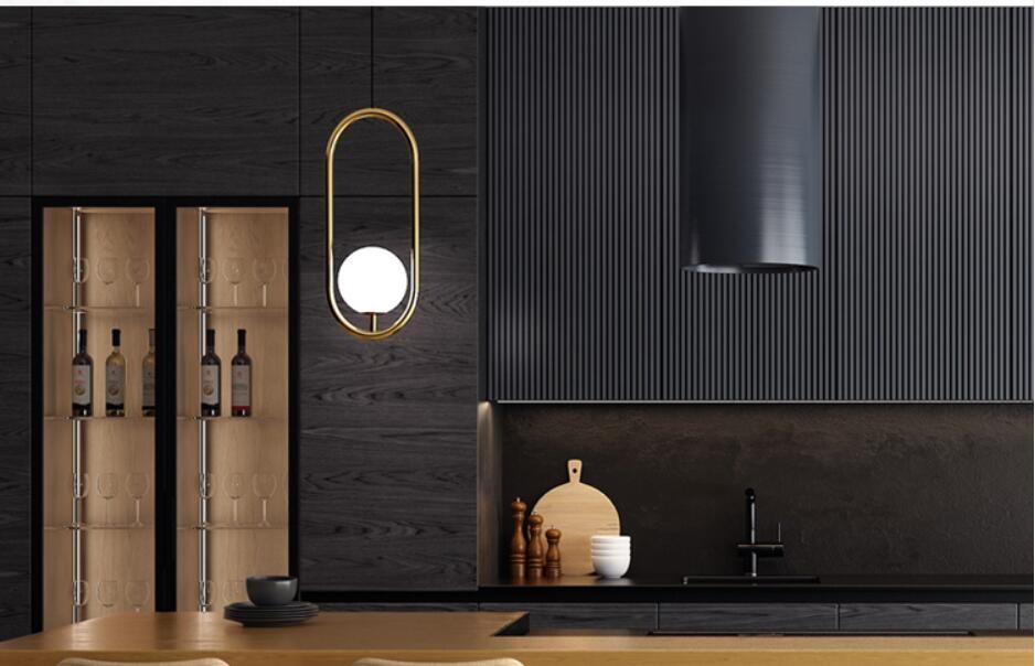 18mm Modern Matt Black Finish Kitchen Cabinets Black Finish Melamine Board