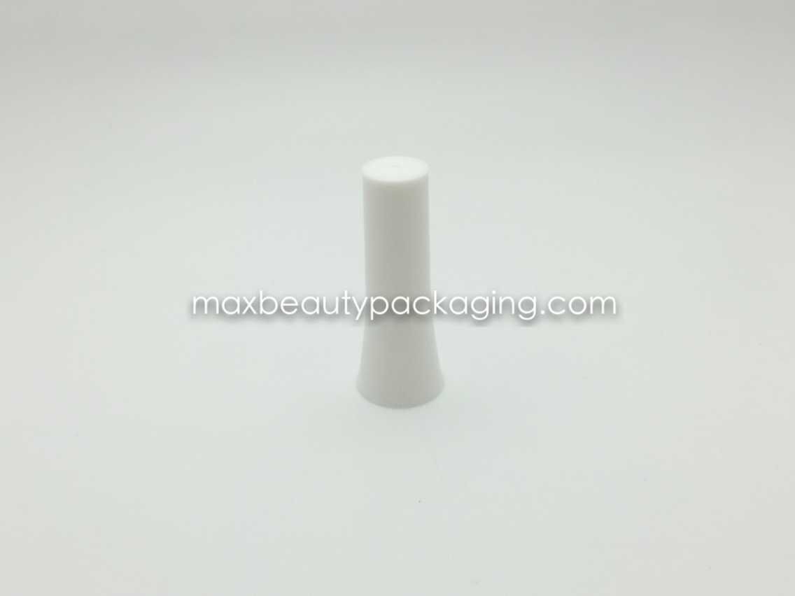 N1049 glossy matte white injection long nail polish cap nail polish packaging plastic cap uv coating color available