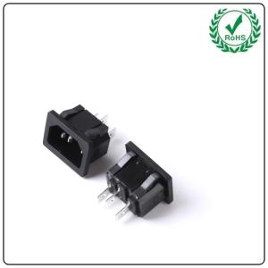 China High Quality Male Plug C14 Inlet Power Socket factory