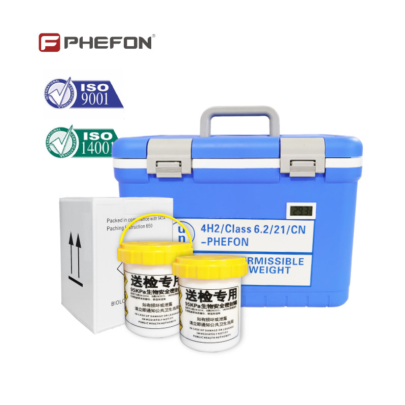 Biosafety UN3373 Transport Case UN2814 Box For Pharmaceutical Products