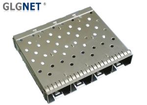 China 4 Ports Ganged Sfp Port Connector SFP Solutions Surface Heat Transfer Windows factory