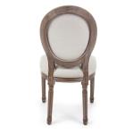 Solid Wood Upholstered Wedding Chair Customize for Commercial in Walnut/Natural