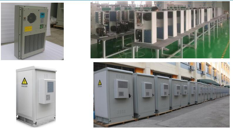 AC220V 60Hz 500W Outdoor Cabinet Air Conditioner With Environmental Refrigerant