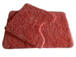 Polyester Bath Mats Bathroom Rug Sets with Contour