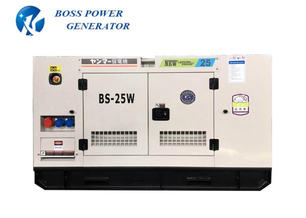 50HZ 1500RPM Denyo Yanmar Diesel Engine Generator Set 32KW 40KVA Custom Colors