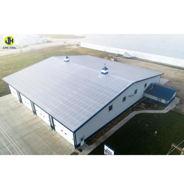 Industrial Steel Structure Building Workshop with Sliding Door and Low Carbon