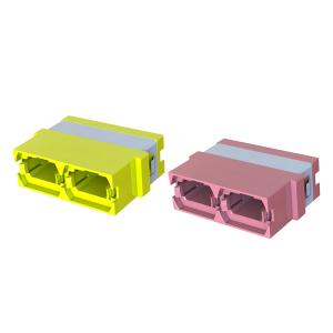 China High Precision Duplex MPO Fiber Optic Adapter For Fiber Cable Connection Component factory