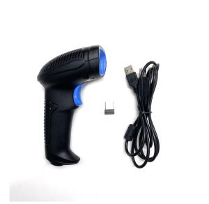 China Warehouse 2.4G Portable Wireless Barcode Scanner 1D 2D QR factory