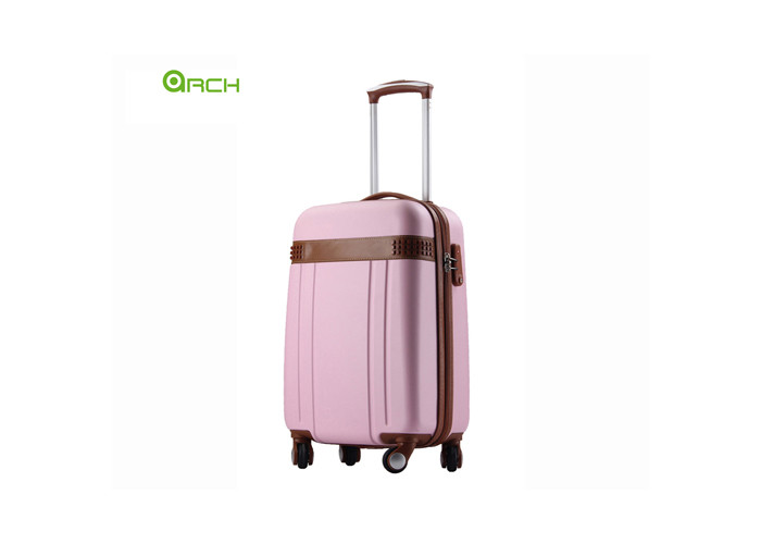 Spacious 20Inch 3pcs ABS Spinner Hard Shell Suitcases