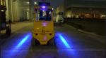 10-80V LED Straight line Forklift Area Safety Light LED Work lights Blue/Red