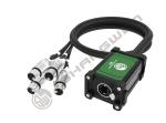 4-Channel 3-Pin XLR Audio Snake Cable Stage Recording Studio Female Male Network