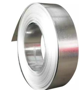 China Cold Rolled Galvanized Steel Strip Coil 600-1250mm Chromated Galvanised Metal Strip factory