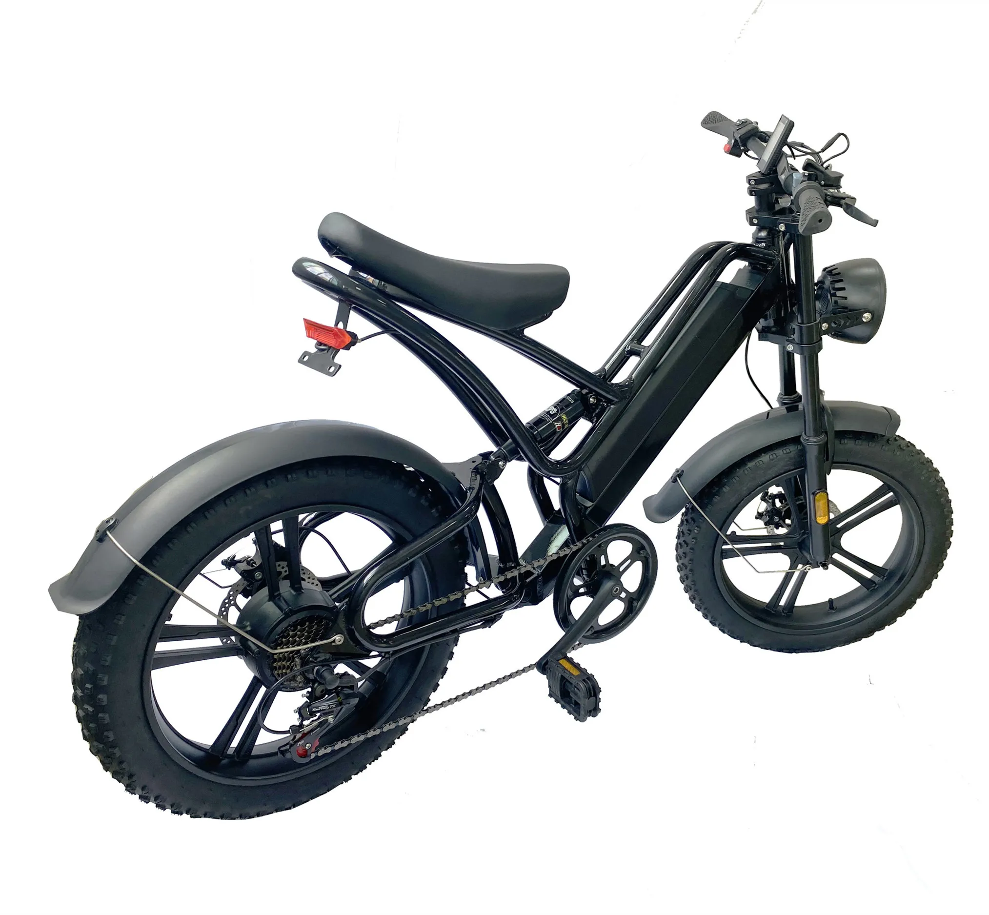 1000W 20 Inch Electric Fat Tire Bike 48V 16Ah Full Suspension Electric Bicycle