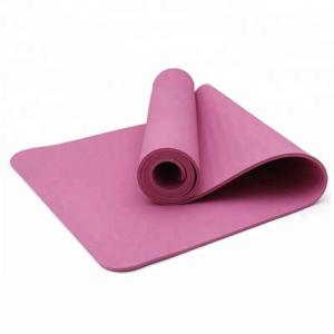 China Natural Rubber Pink Yoga Mat , Soft Gymnastics Mats For Children's Play Center factory