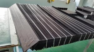China Heat-sealed &amp;folded bellows fabric +PVC for any kind of machine dust covers factory