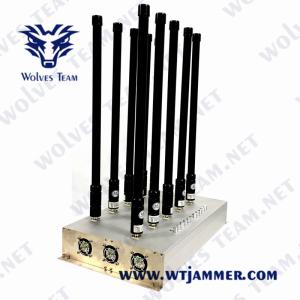 China CDMA GSM 5G LTE Mobile Phone Jammer 50m Lojack VHF UHF Jammer factory