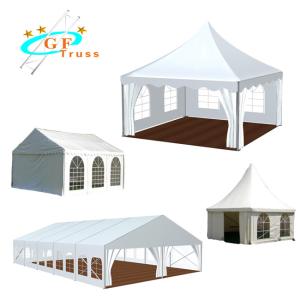 China Garden PUV 650g/sqm Movable Aluminum Party Tent Water Resistant factory