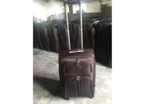 China Business Trip / Travel Soft Trolley Luggage 1680D Carry On With 4 Rotating Wheels factory