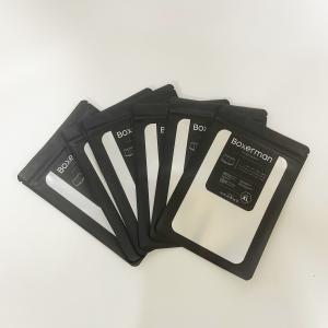 China Custom Packaging Zip Bags One Side Clear One Side Foil For Underwear Product factory
