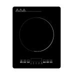 2000W Ceramic Glass 4.5kg Induction Single Burner Hot Plate