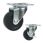 3 Inch 88LBS Capacity Fixed Plate Furniture Moving Castors , Replacement Bed