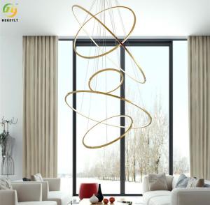 China Home / Hotel / Showroom LED Nordic Pendant Light Modern Simple Gold Color factory