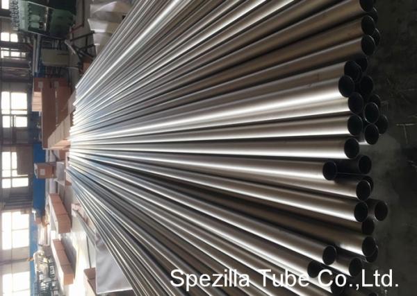 Ti CP R50400 Seamless Titanium Tubing , Titanium Welded Tubes ASTM B338 ASME