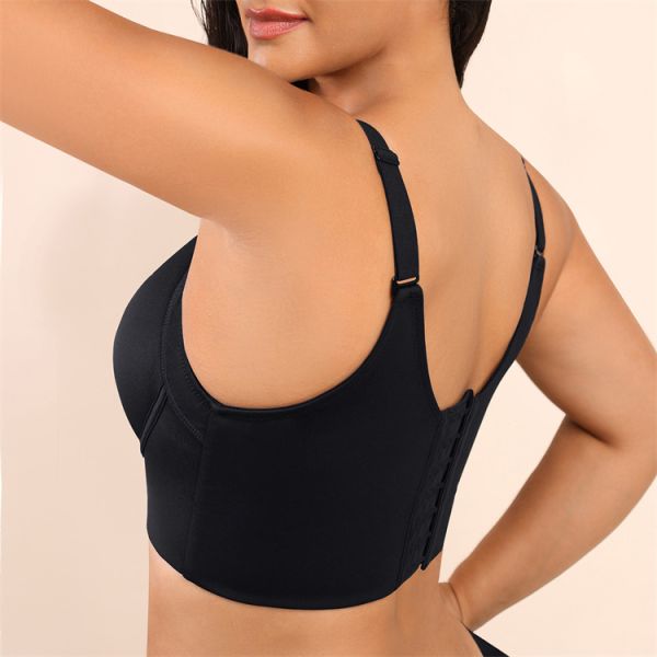 Underwire Supported Seamless Women's Body Fit Bra with Deep Cup and Invisible Push Up