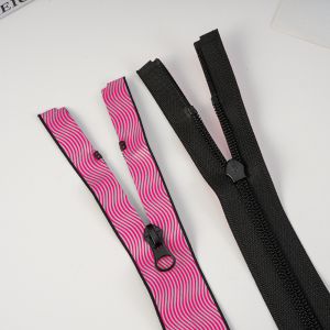Factory Wholesale Custom 3# 5# 7# nylon waterproof zipper Auto Lock Various