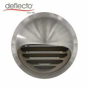 China Wiredrawing Round Metal Air Vents Air Outlet Venting Hood Air Outlet 4 Inch 100mm factory